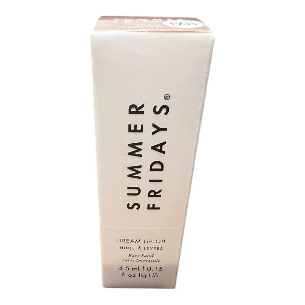Summer Fridays Dream Lip Oil Bare Sand 0.15oz New in Box Vegan Authentic